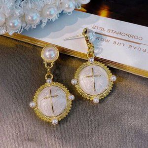 NEW Cross Dangle Drop Earrings